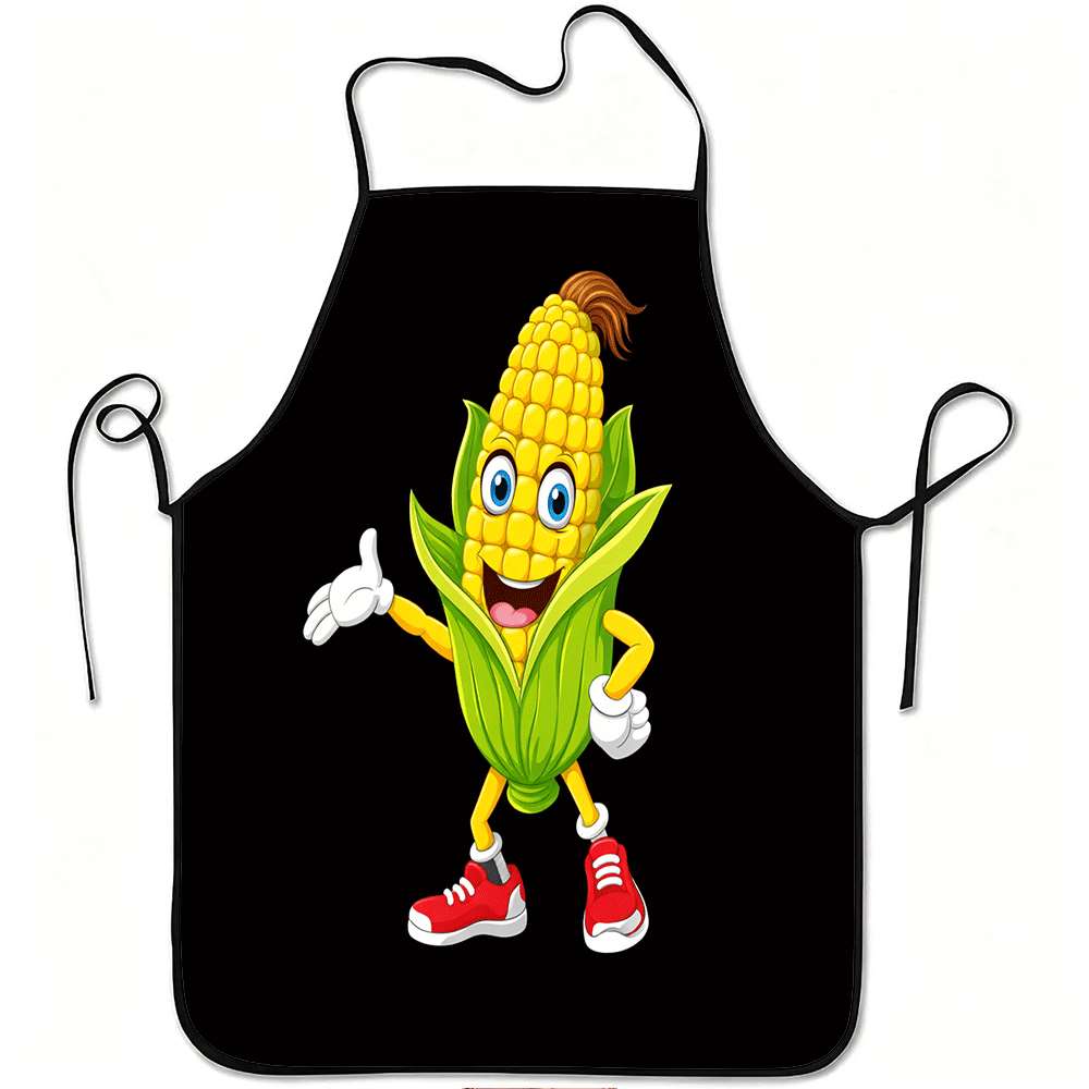 Kitchen Baking Ideas - 1 Piece Country-Themed Apron, Happy Corn