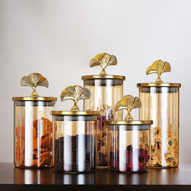 Kitchen Bank - Deer head cover glass seasoning jar