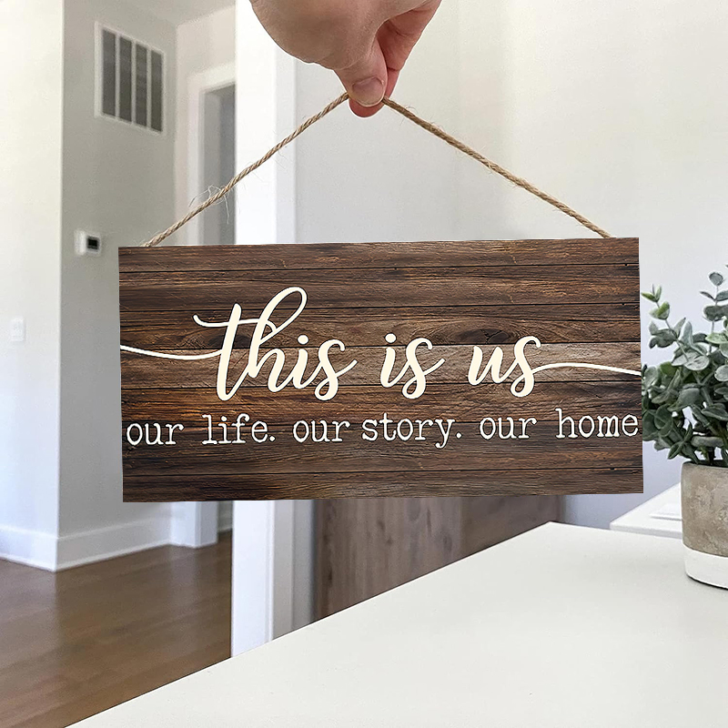Kitchen Queen - Rustic This is us Wall Hanging