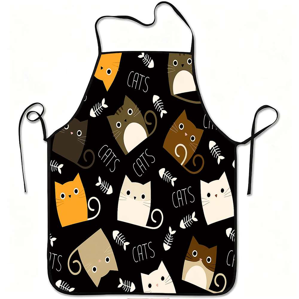 Kitchen Baking Ideas - 1 Piece of Fun Cartoon-Themed Apron,