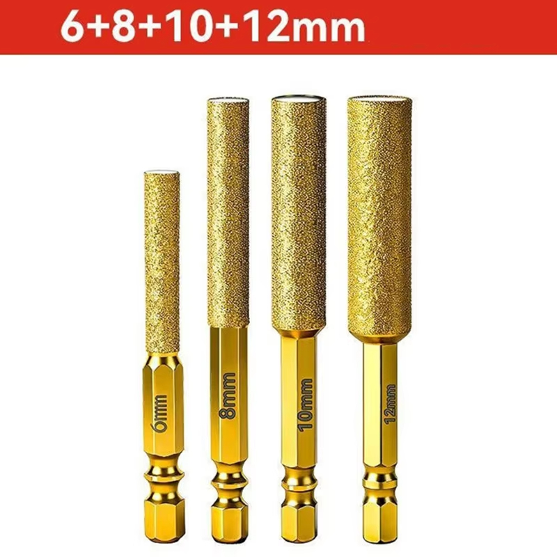 Rolling Pin Marble - Diamond Core Bits Hex Shank Dry