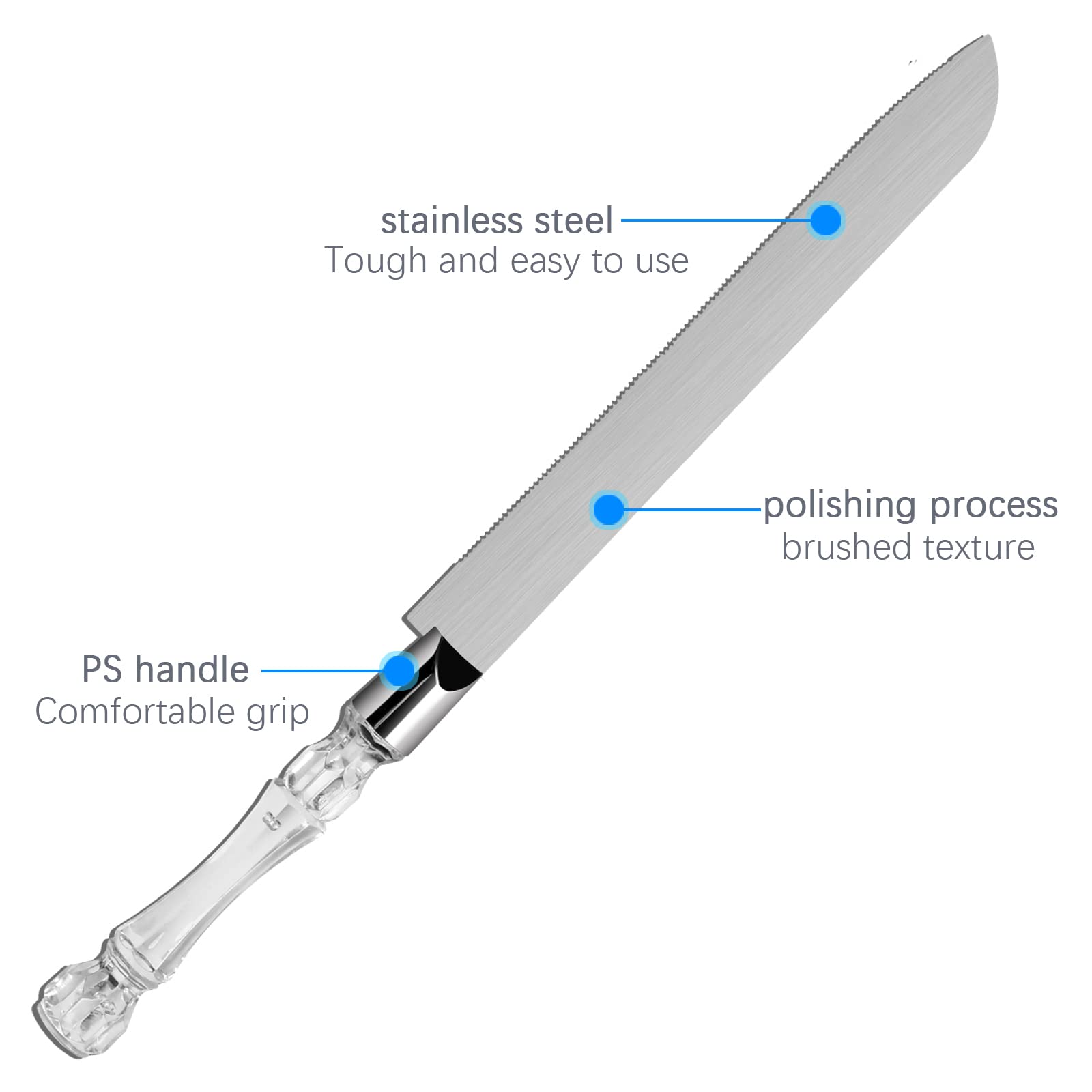 Cake Knife and Server Set Crys - đánh giá và giá Offset Spatula Set