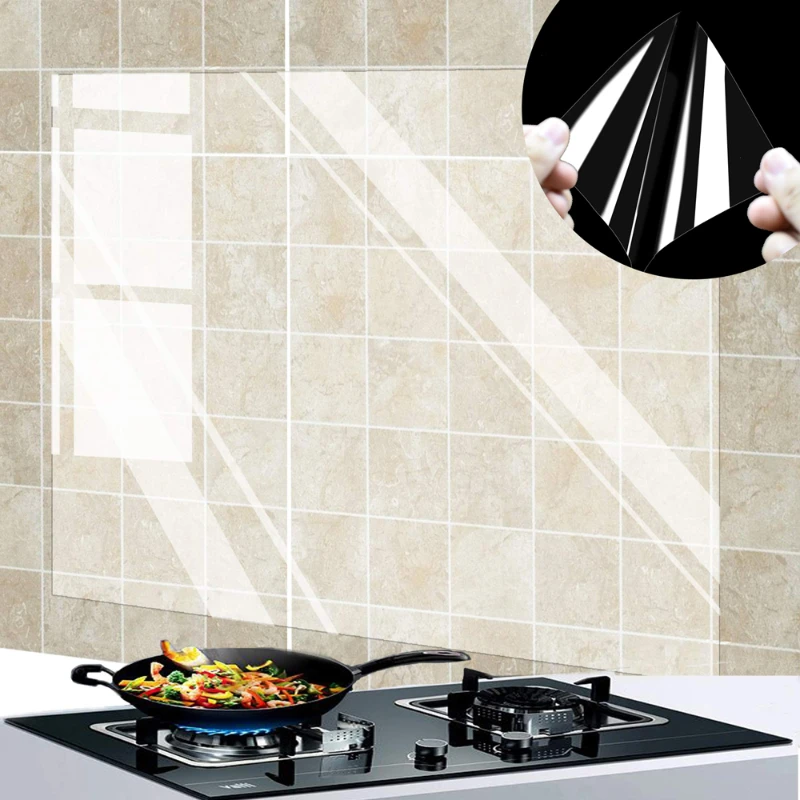 1Pc Kitchen Oil Proof Wall Sti - đánh giá và giá Kitchen Queen