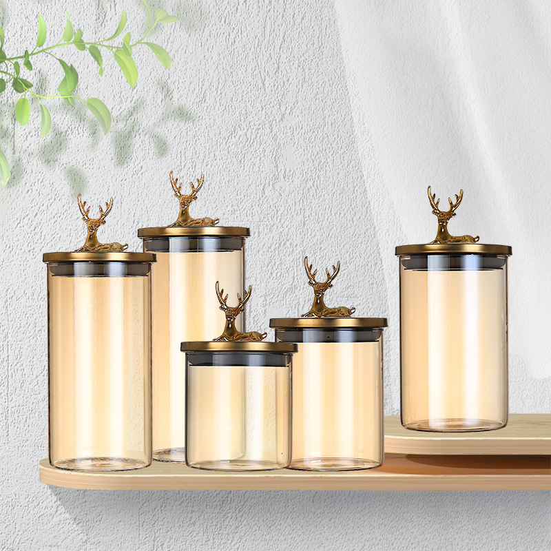 Deer head cover glass seasonin - đánh giá và giá Kitchen Bank
