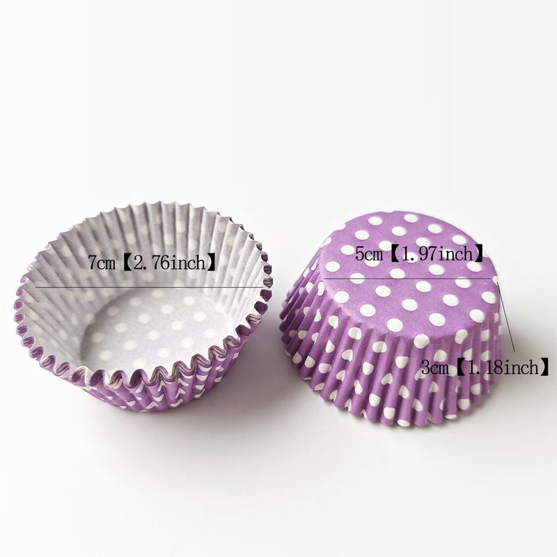 100Pcs Polka Dot Cake Paper Li - đánh giá và giá Kitchen Baking Paper
