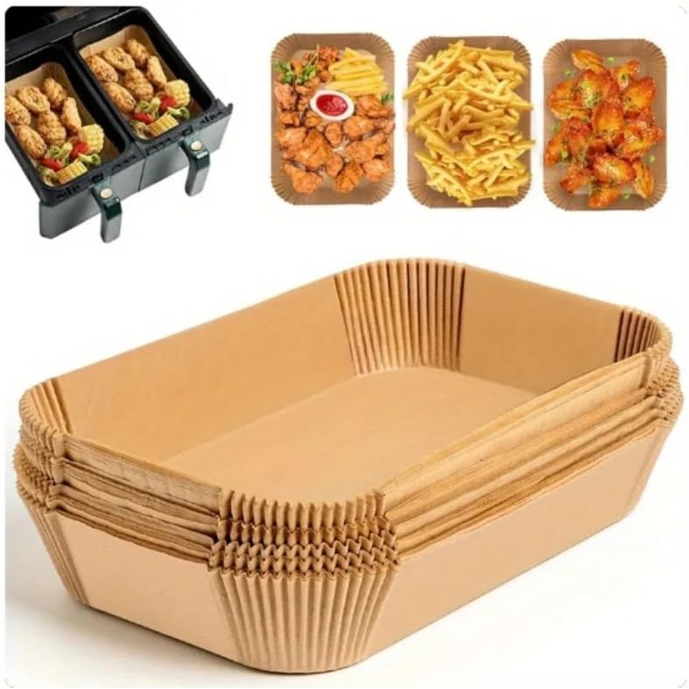 50/100pcs Disposable Air Fryer - đánh giá và giá Kitchen Baking Paper