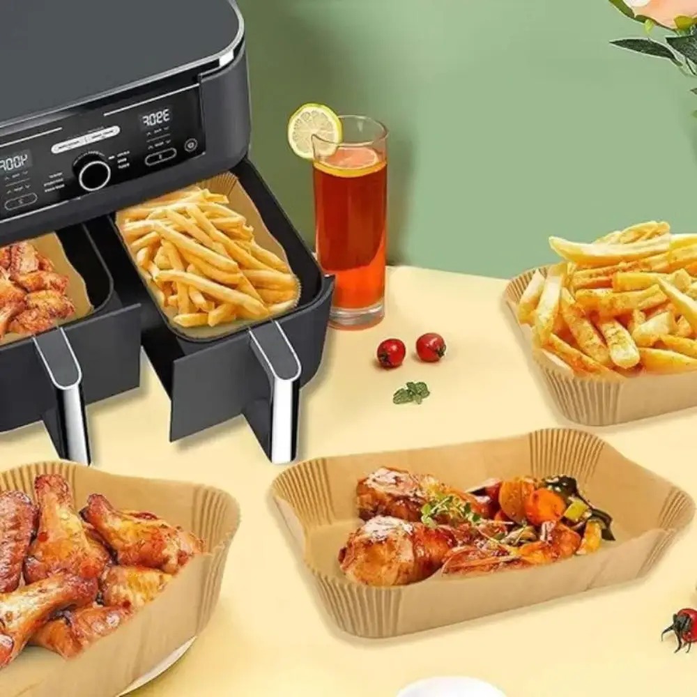 50/100pcs Disposable Air Fryer - đánh giá và giá Kitchen Baking Paper