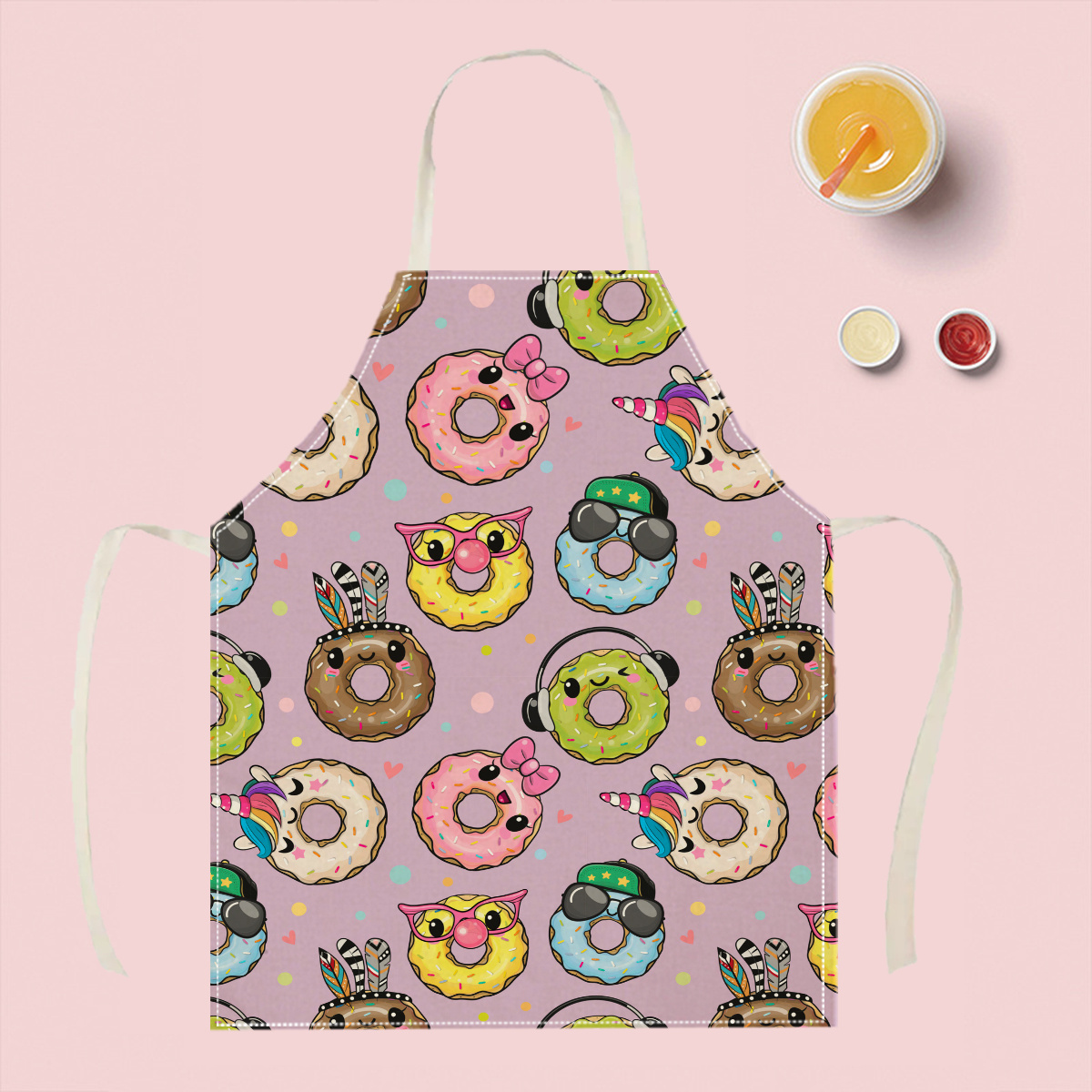 1pc Cute Cartoon Donut Apron F - đánh giá và giá Kitchen Baking Ideas