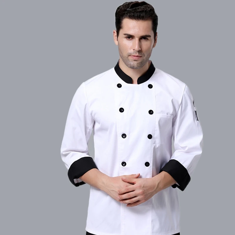 Unisex Chef Jacket Long Sleeve - đánh giá và giá Kitchen Baker