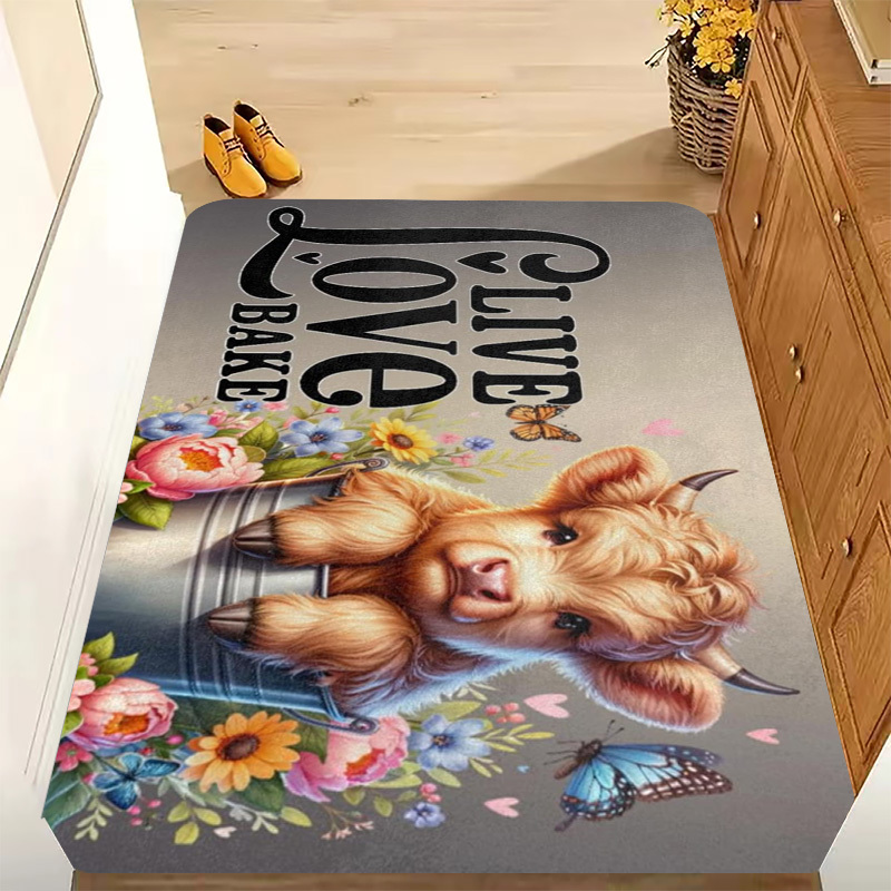 1pc Live Love Bake Rug – Adora - đánh giá và giá Kitchen Living Baking Mats