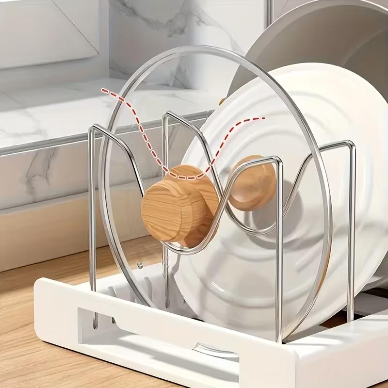 ABS Expandable Pot and Pan Org - đánh giá và giá Kitchen Cabinet Baking Organizer