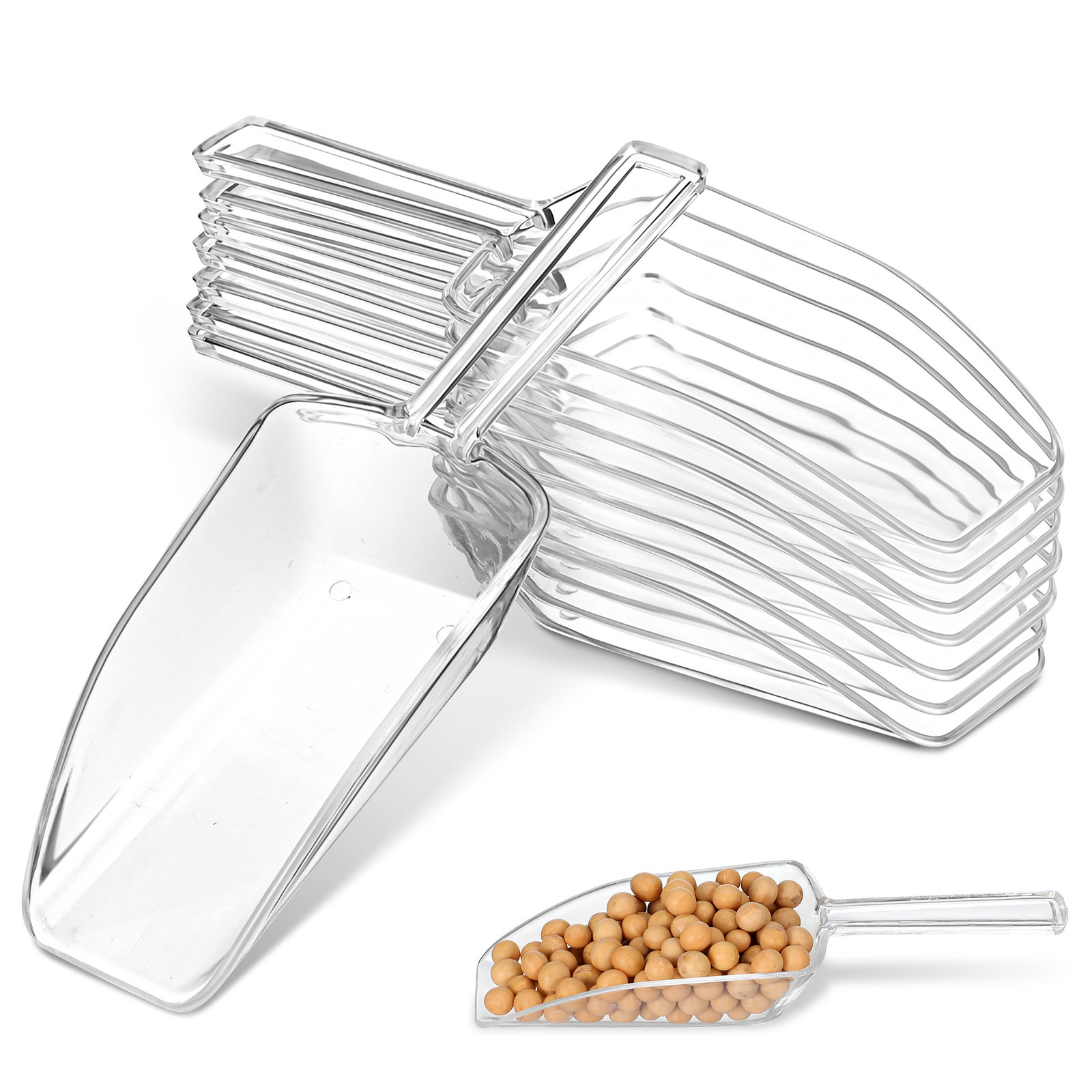 8Pcs Compact Clear Acrylic Min - đánh giá và giá Kitchen Baking Station