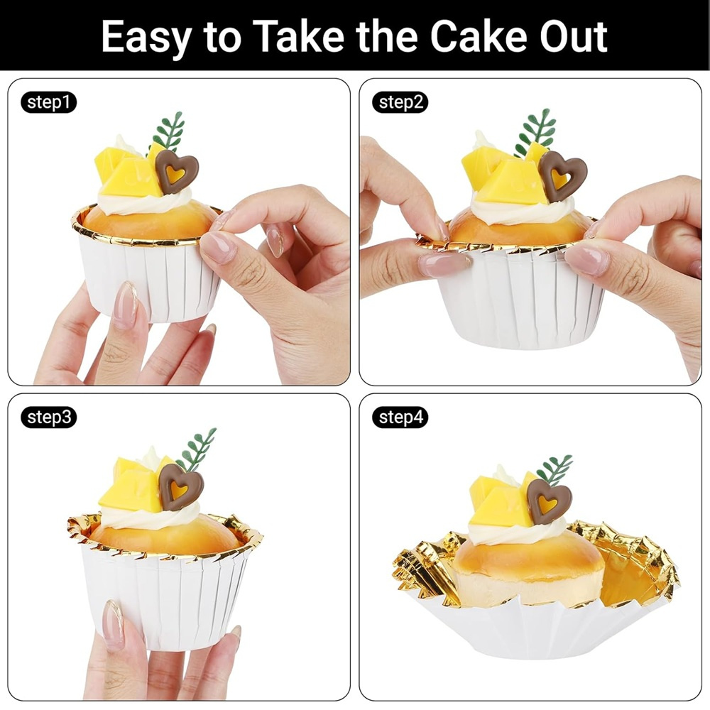 50 pcs Muffins Cup Paper Cupca - đánh giá và giá Kitchen Baking Paper