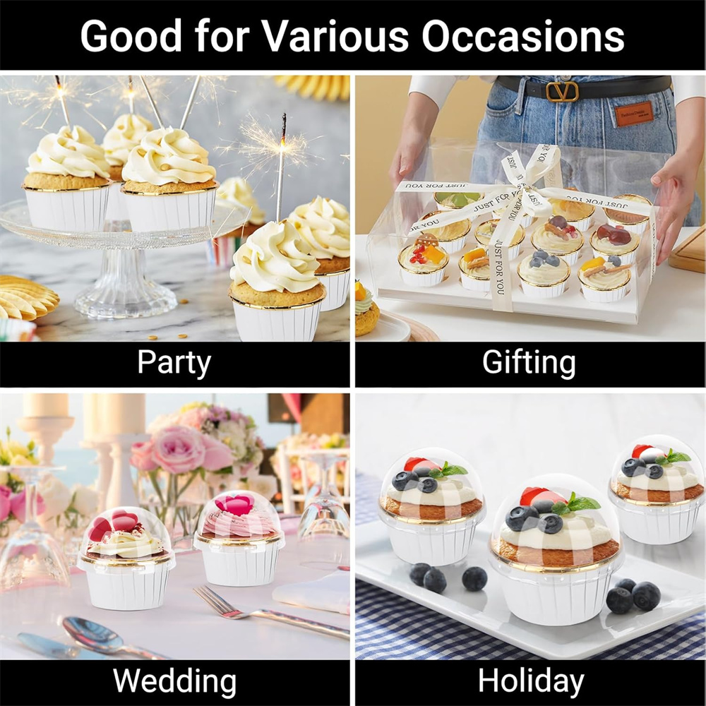 50 pcs Muffins Cup Paper Cupca - đánh giá và giá Kitchen Baking Paper