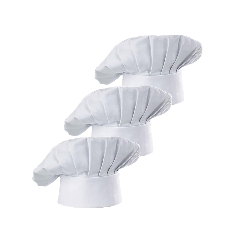 3pcs Chef Hat Adult Adjustable - đánh giá và giá Kitchen Baker
