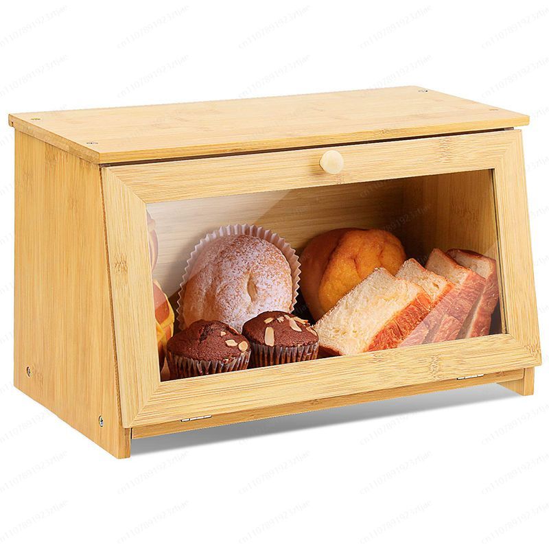 Bread Storage Display Cabinet  - đánh giá và giá Kitchen Cabinet Baking Organizer