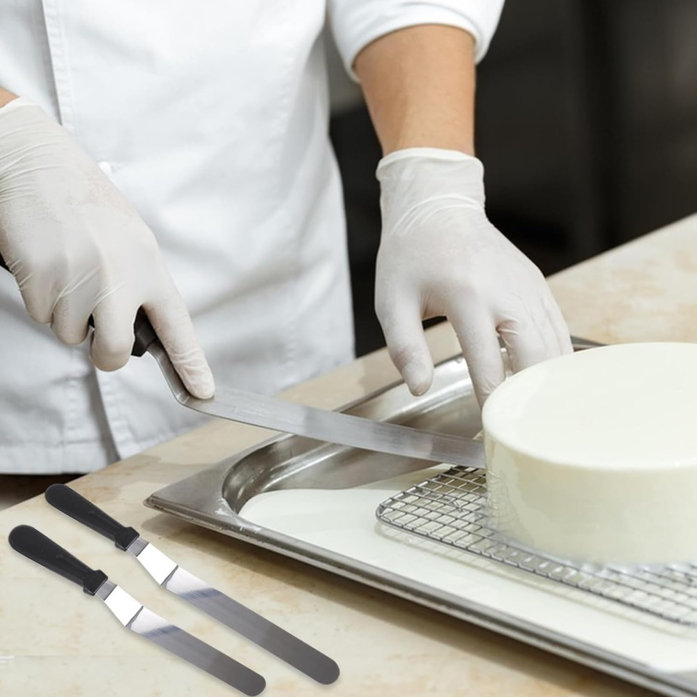 Icing Spatula Angled Stainless - đánh giá và giá Offset Spatula Set