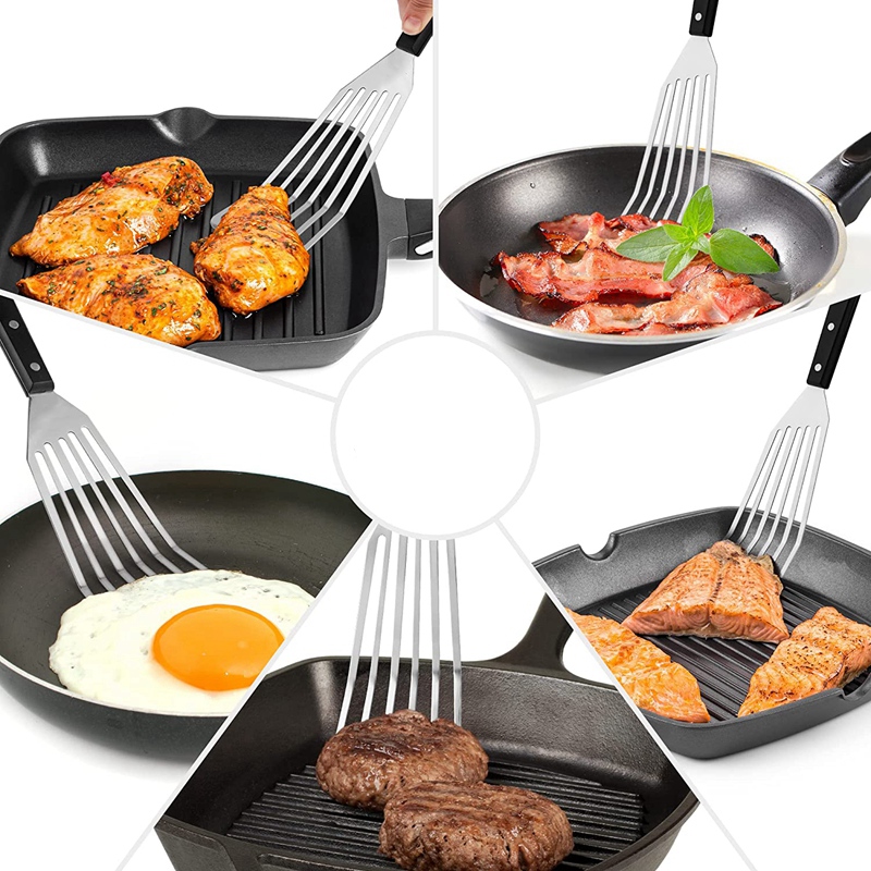 12.4Inch Fish Spatula- Slotted - đánh giá và giá Offset Spatula Set