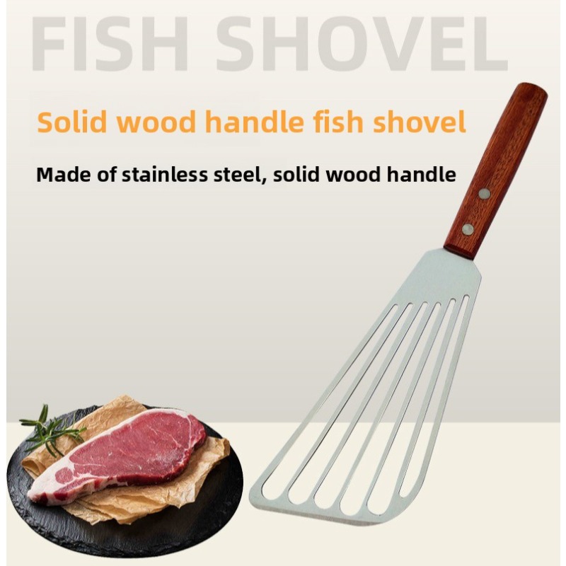 6.5 Inch Stainless Steel Fish  - đánh giá và giá Offset Spatula Set