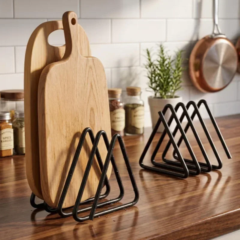 Triangular Cutting Board Stora - đánh giá và giá Kitchen Cabinet Baking Organizer