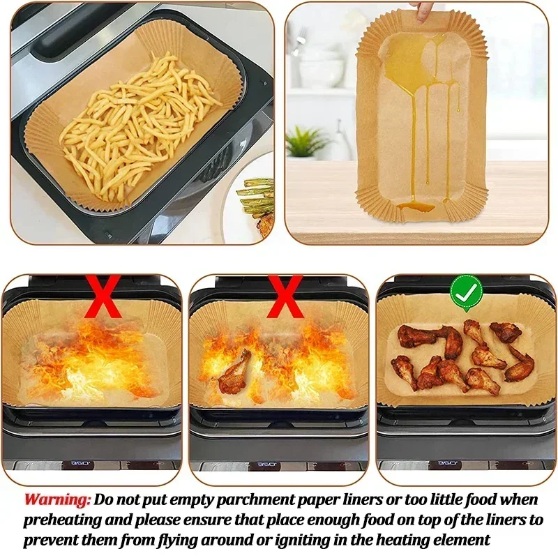 Disposable Air Fryer Paper Non - đánh giá và giá Kitchen Baking Paper