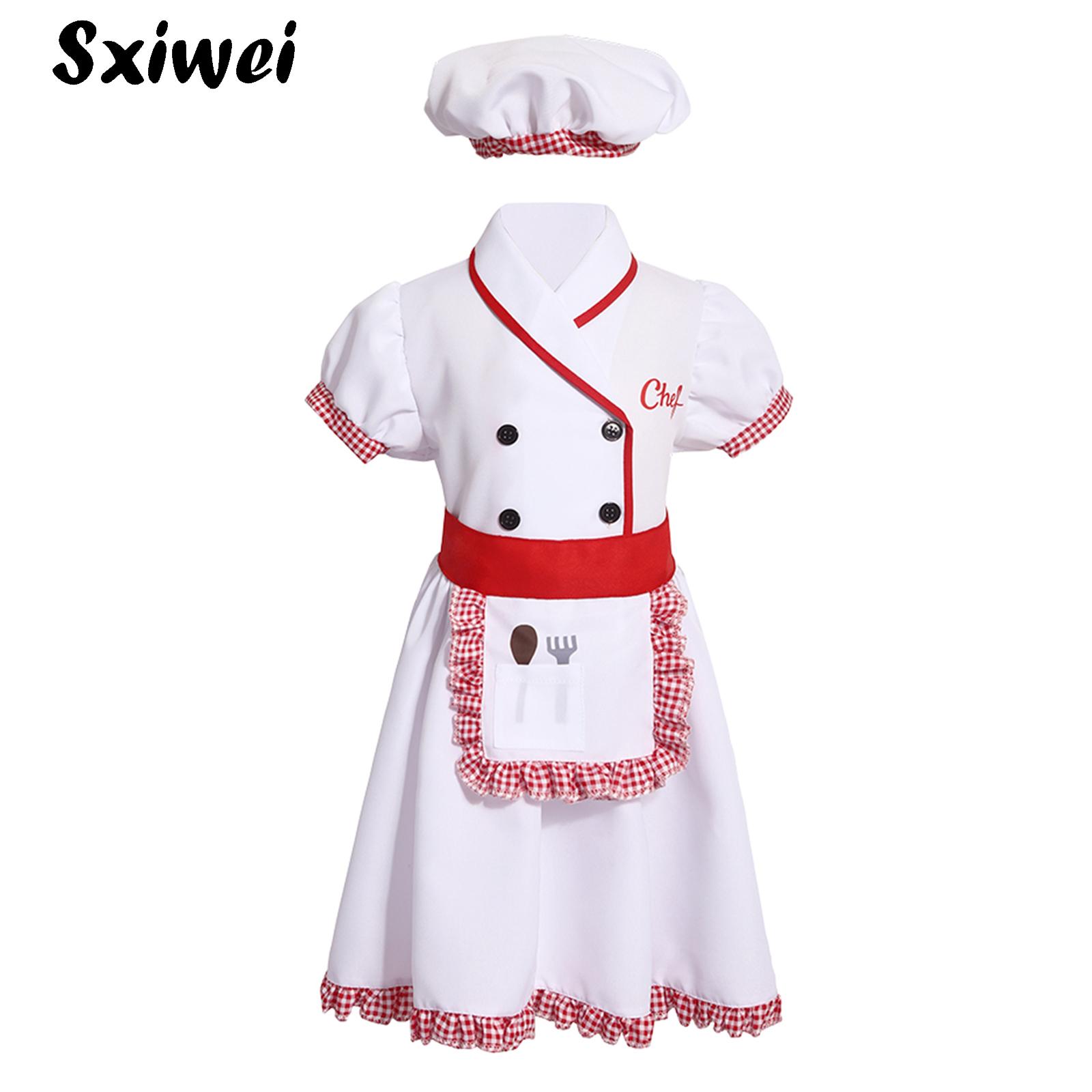 Boys Girl Chef Costume Uniform - đánh giá và giá Cooking Chef Xl