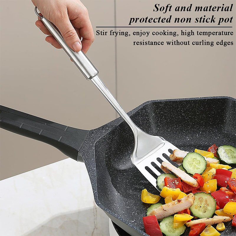 Stainless Steel Turner Long Ha - đánh giá và giá Offset Spatula Set