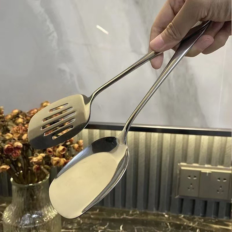 Food Grade Stainless Steel Wok - đánh giá và giá Offset Spatula Set
