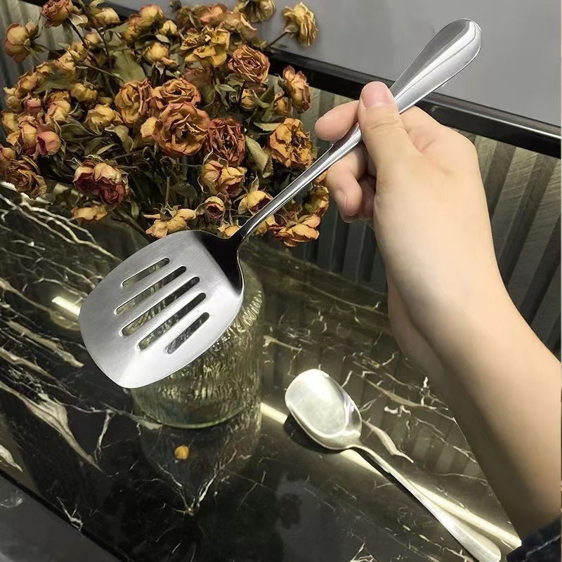 Food Grade Stainless Steel Wok - đánh giá và giá Offset Spatula Set