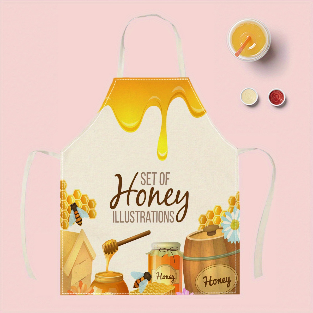 1pc Honey Bee Apron Sweet Kitc - đánh giá và giá Kitchen Baking Ideas