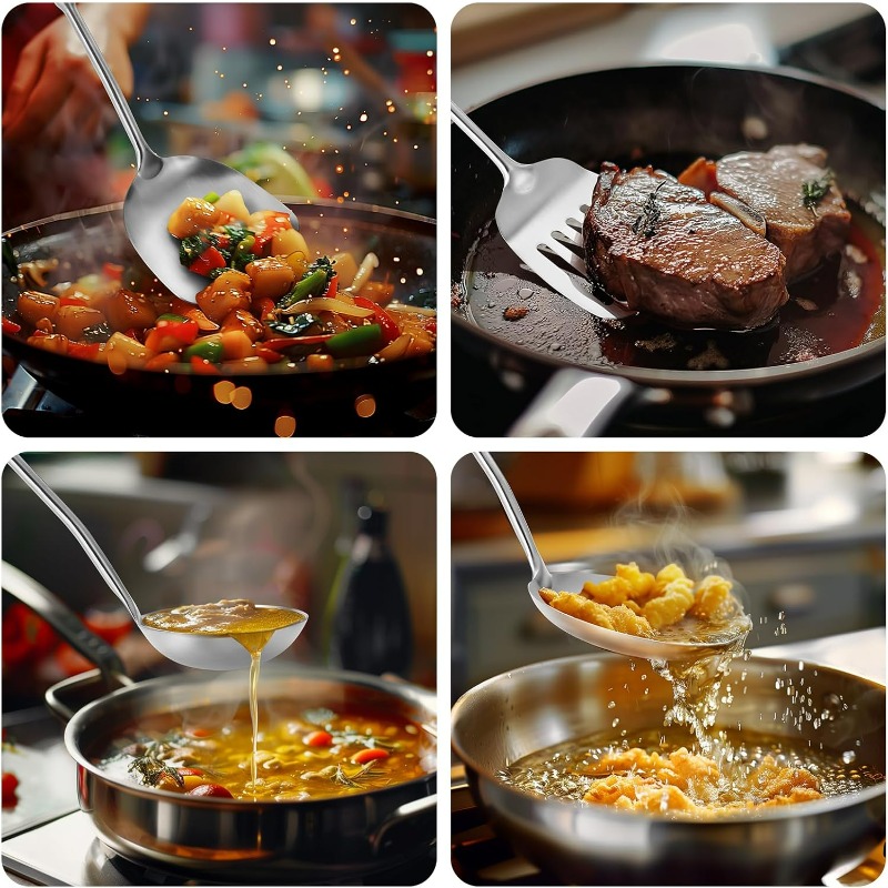 All Metal Stainless Steel Cook - đánh giá và giá Offset Spatula Set