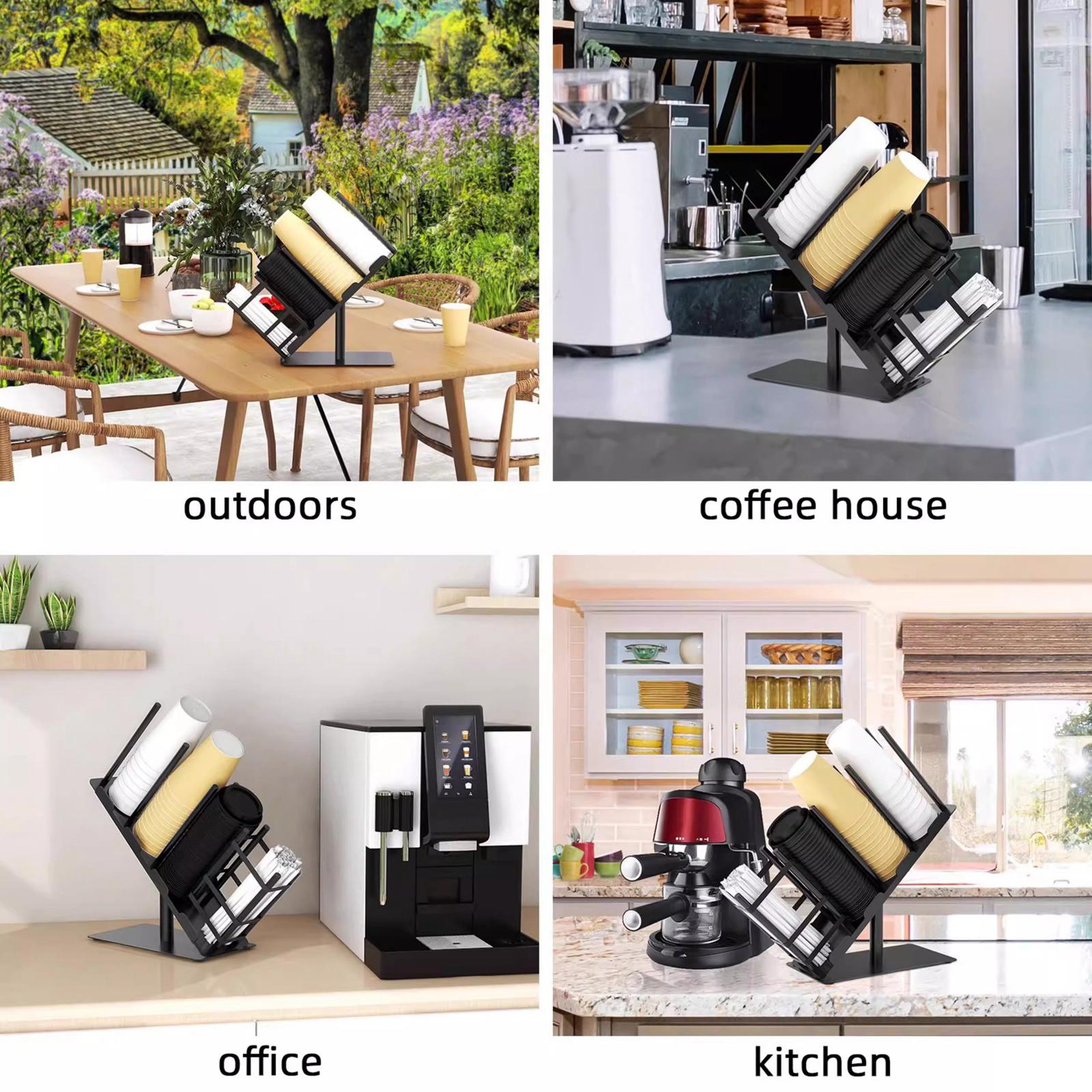 Paper Cup and Lid Holder Stora - đánh giá và giá Kitchen Cabinet Baking Organizer