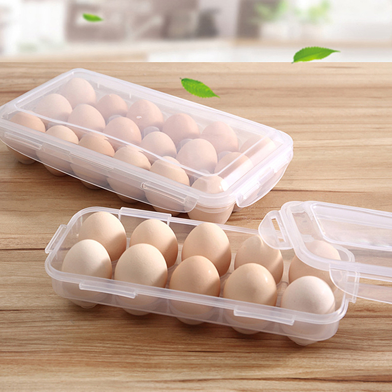 1/2pc 10Grids Egg Storage Box  - đánh giá và giá Kitchen Queen