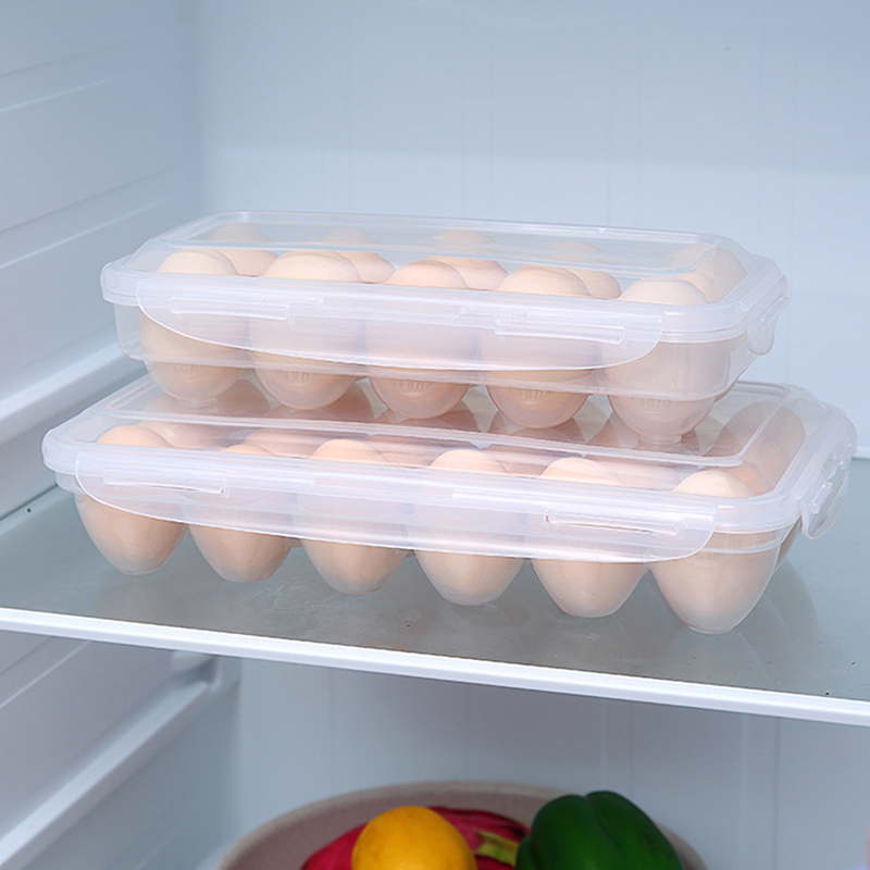 1/2pc 10Grids Egg Storage Box  - đánh giá và giá Kitchen Queen