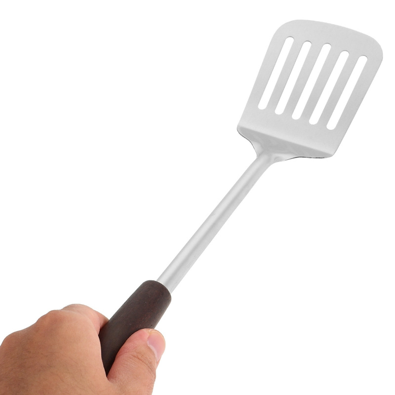 Stainless Steel Wooden Handled - đánh giá và giá Offset Spatula Set