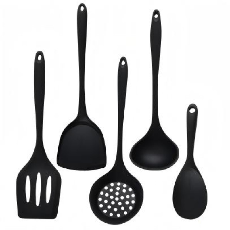 5Pcs Food Grade Silicone Kitch - đánh giá và giá Offset Spatula Set