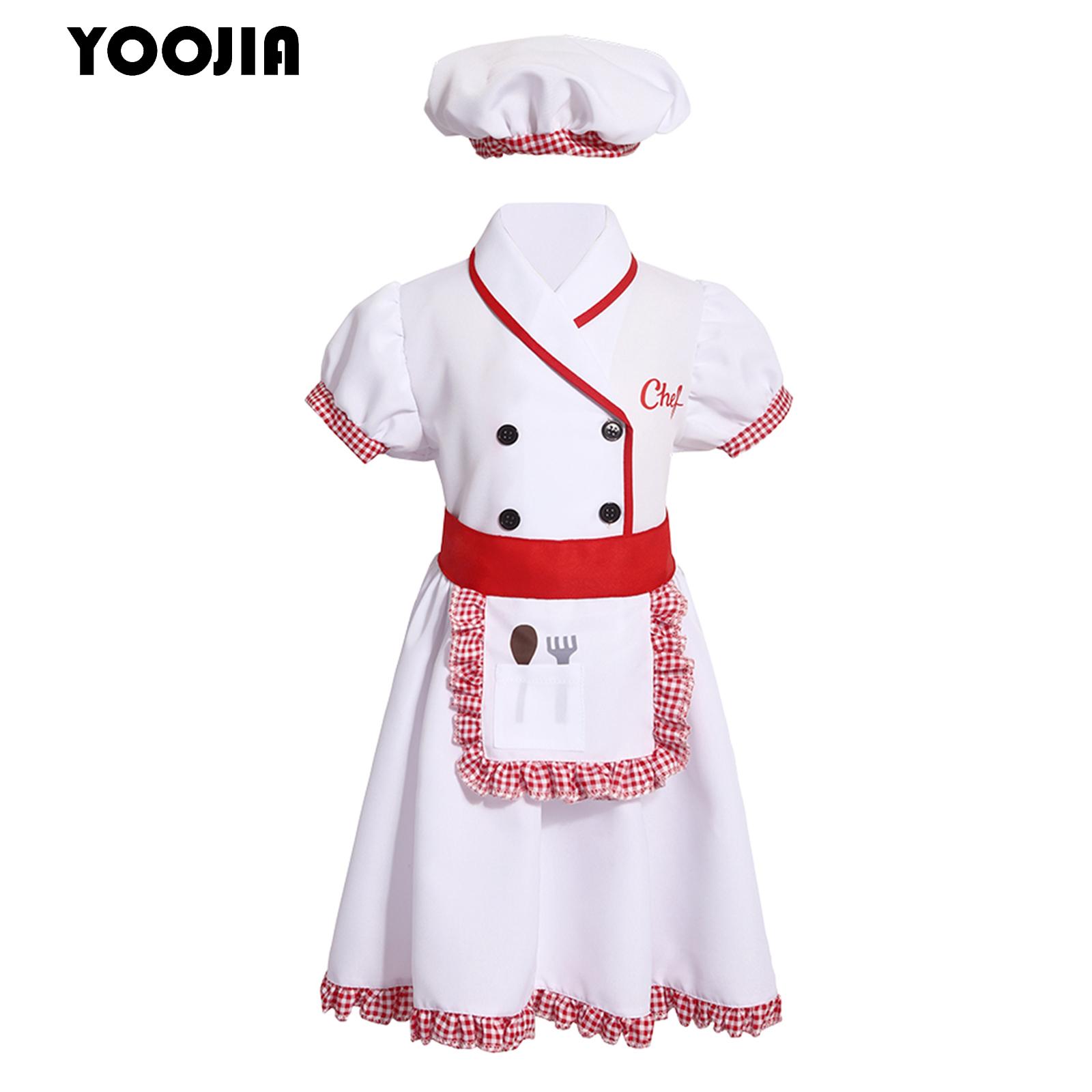 Boys Girl Chef Uniforms Apron  - đánh giá và giá Cooking Chef Xl