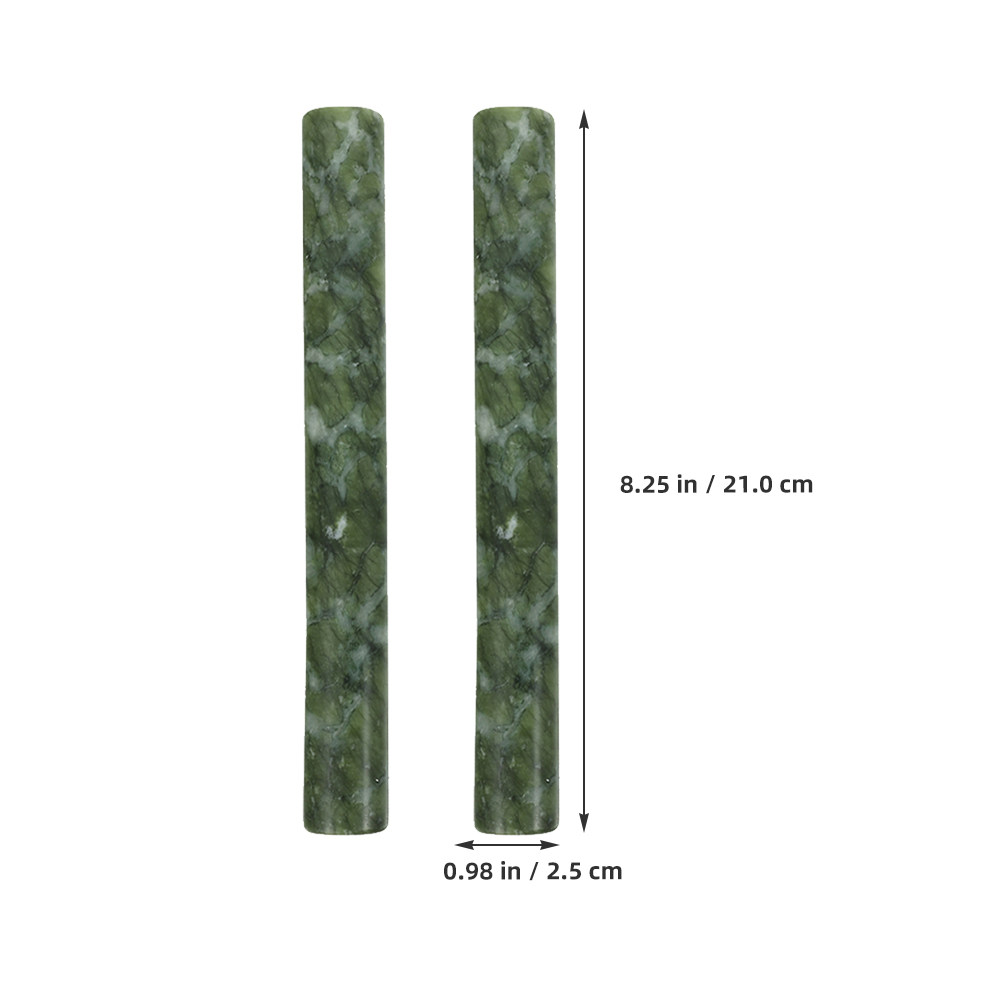 2Pcs Natural Stone Dough Rolle - đánh giá và giá Rolling Pin Marble