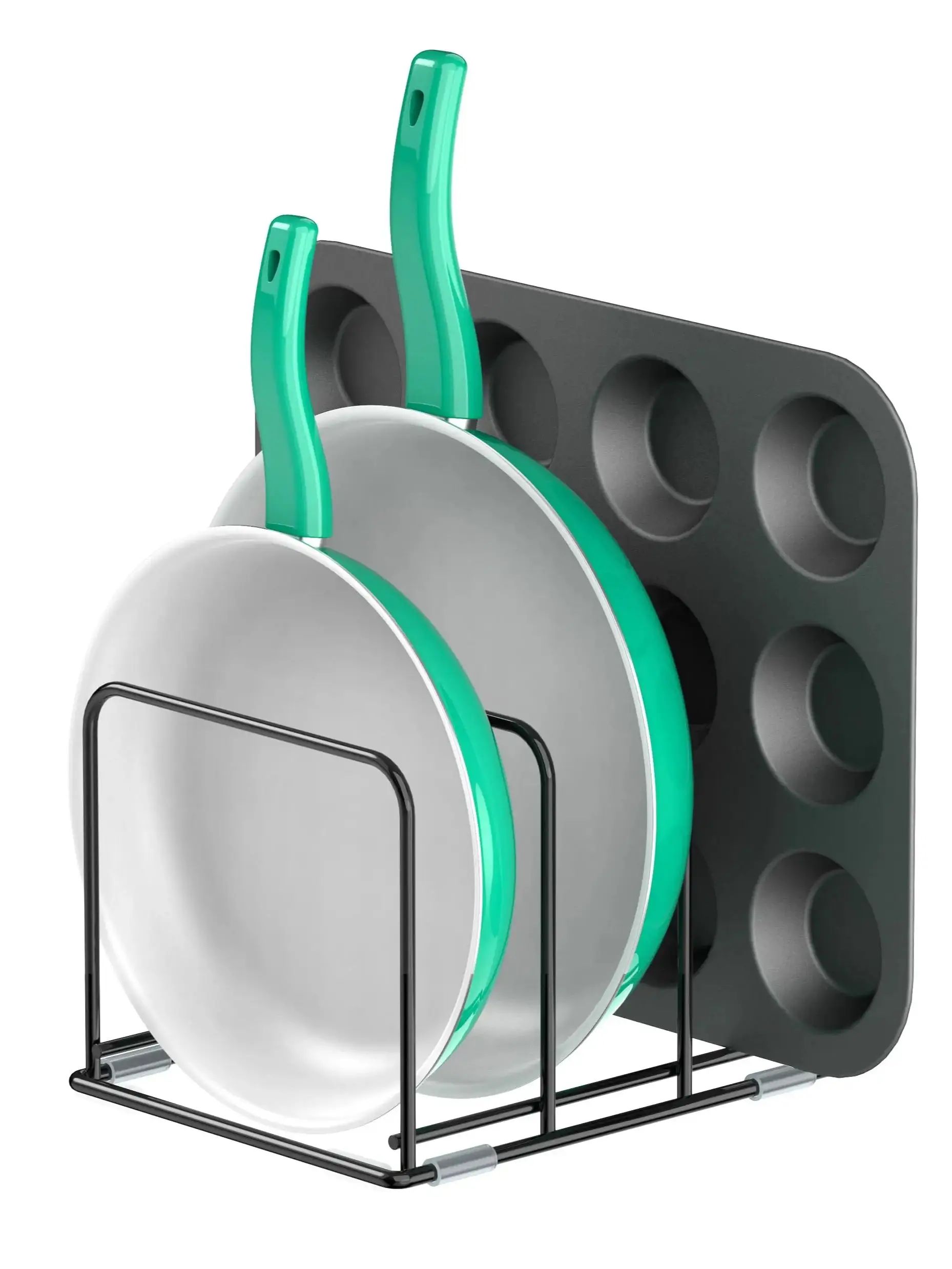 Pan Organizer Kitchen Cabinet  - đánh giá và giá Kitchen Cabinet Baking Organizer