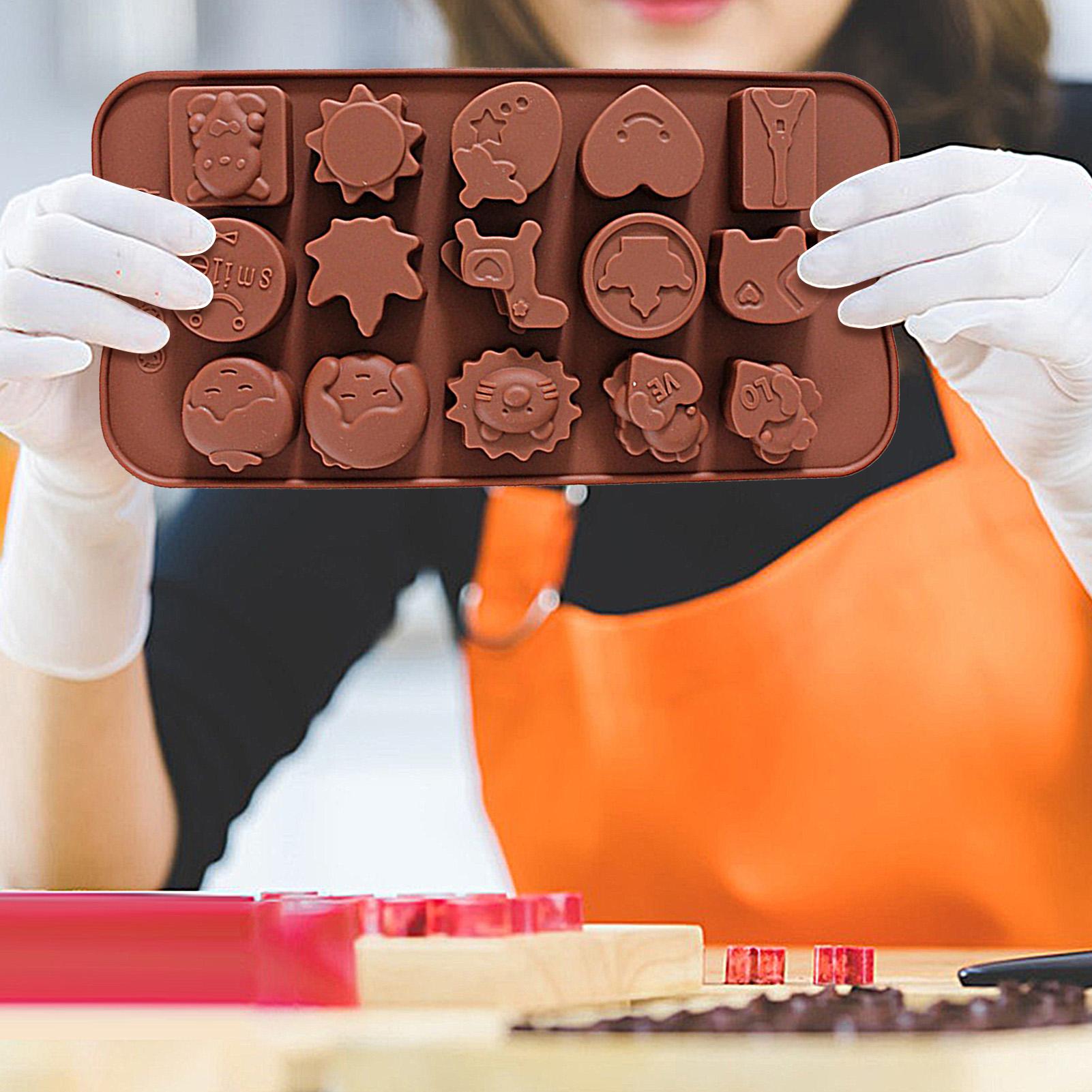 DIY Chocolate Molds Non-Stick  - đánh giá và giá Kitchen Baker