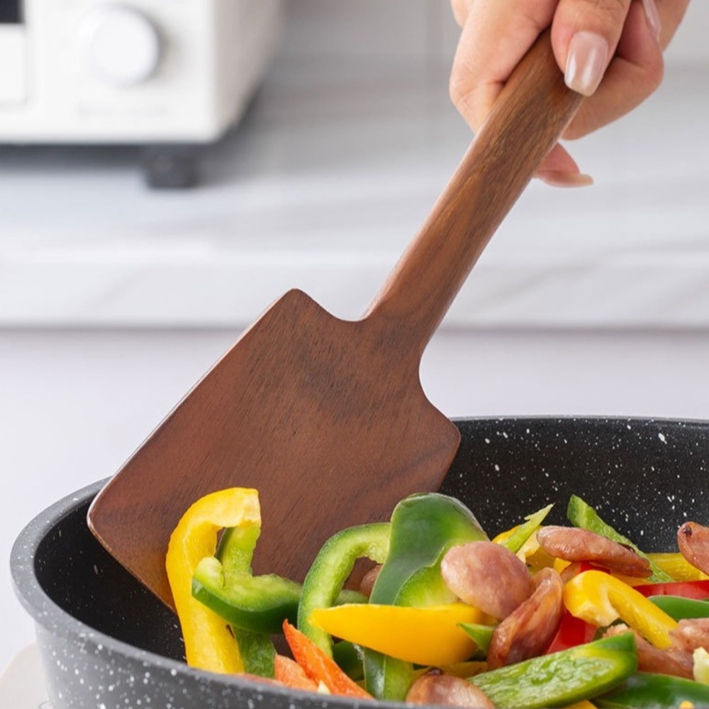 34cm Solid Wood Cooking Spatul - đánh giá và giá Offset Spatula Set