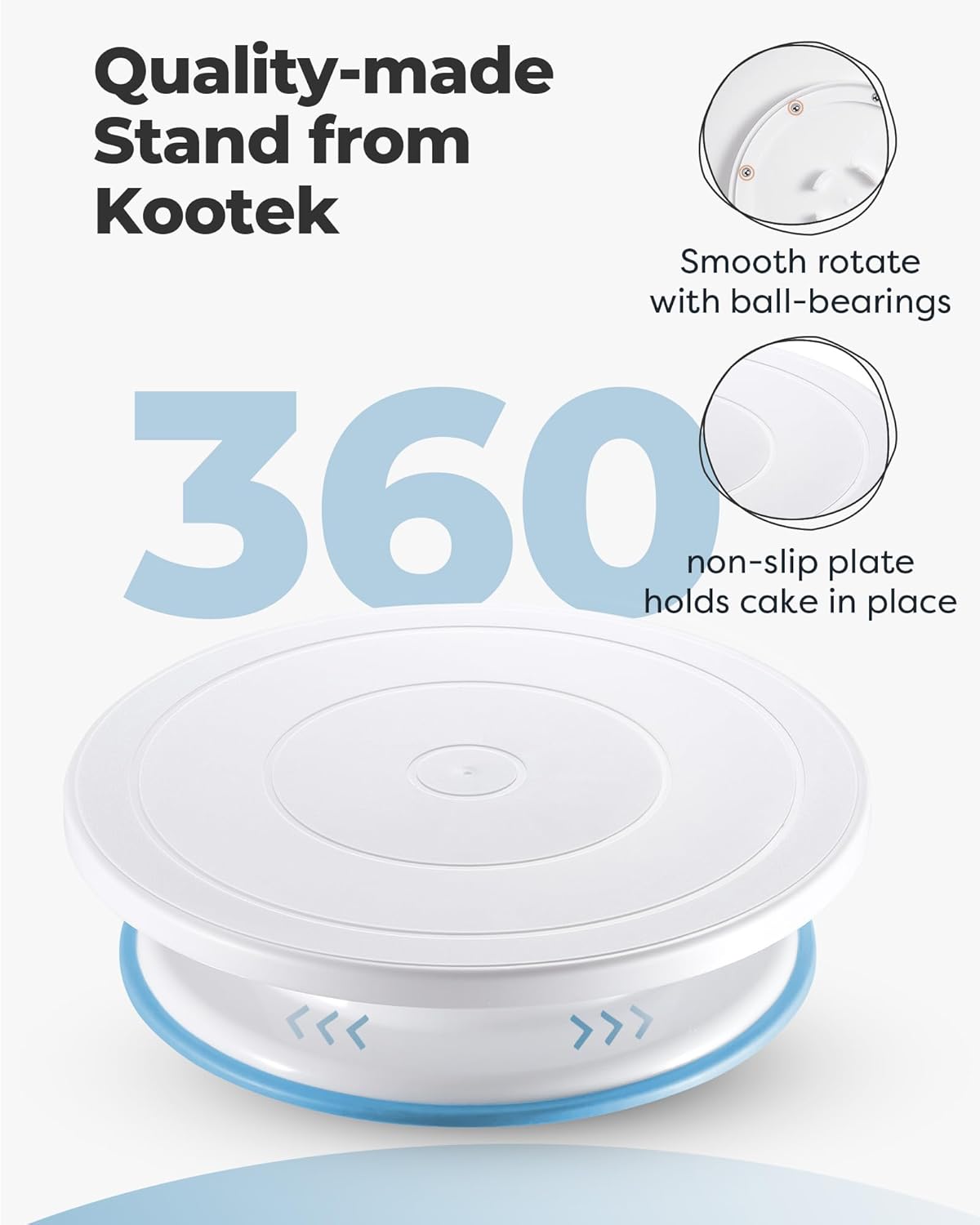 Cake Turntable Leveler Rotatin - đánh giá và giá Offset Spatula Set