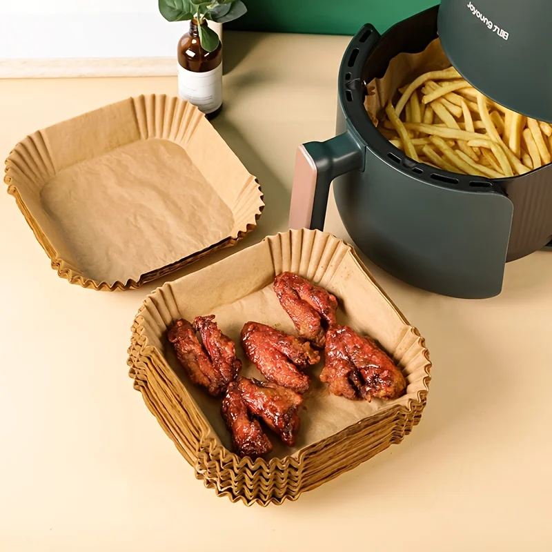 30/50 Pack Air Fryer Paper Squ - đánh giá và giá Kitchen Baking Paper