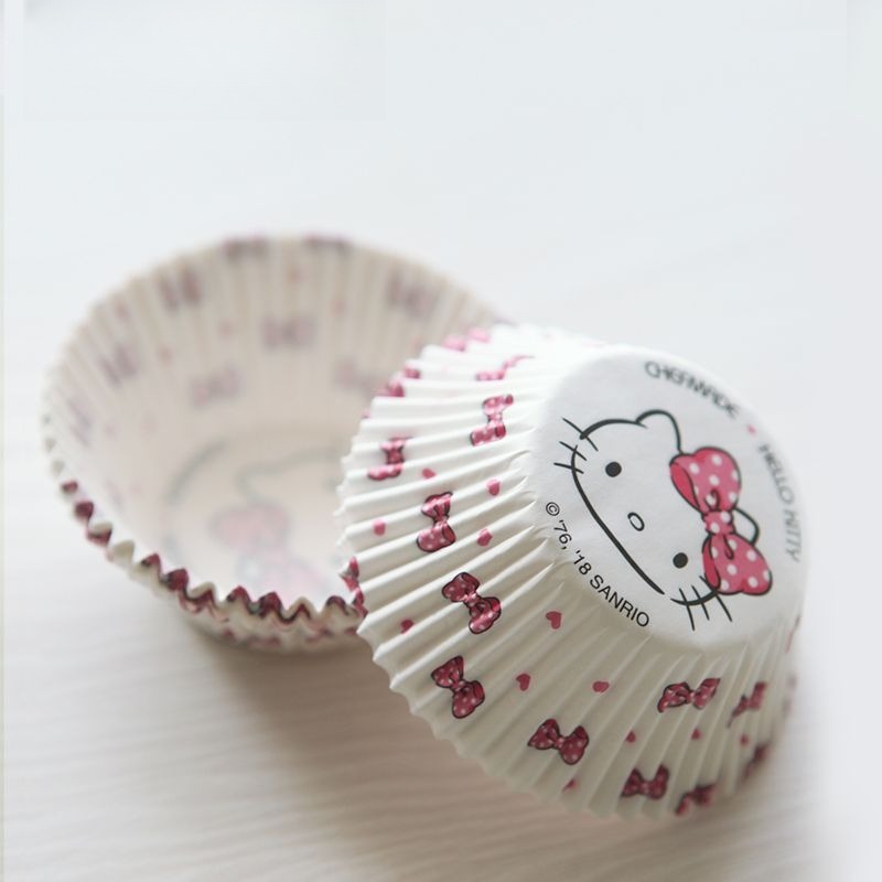 Hello Kitty Printed Cupcake Li - đánh giá và giá Kitchen Baking Paper