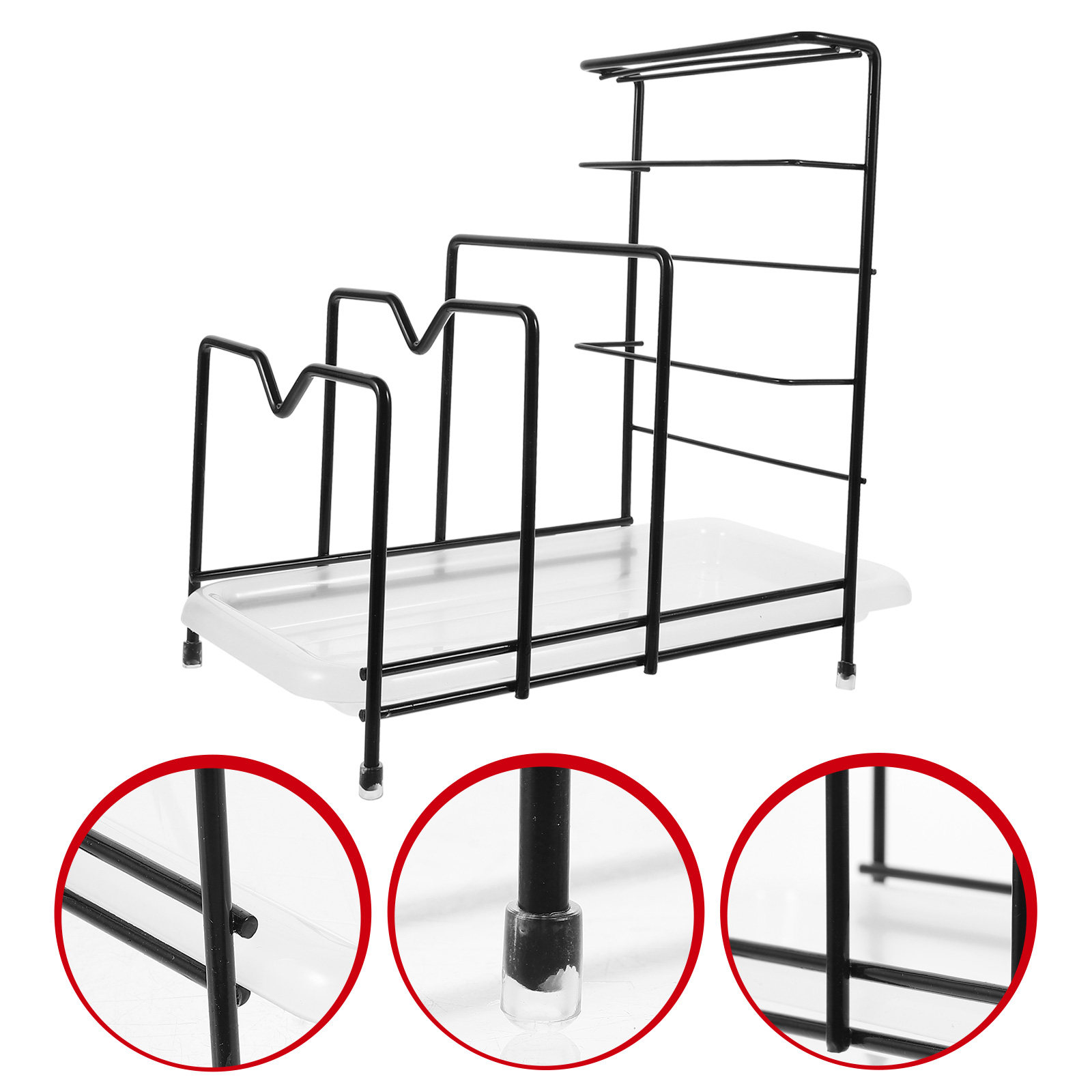 Lid Organizer for Pot Lids Cut - đánh giá và giá Kitchen Cabinet Baking Organizer