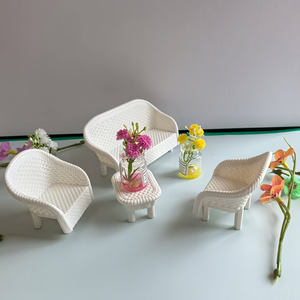 4 Mini Coffee Table and Chair  - đánh giá và giá Kitchen Queen