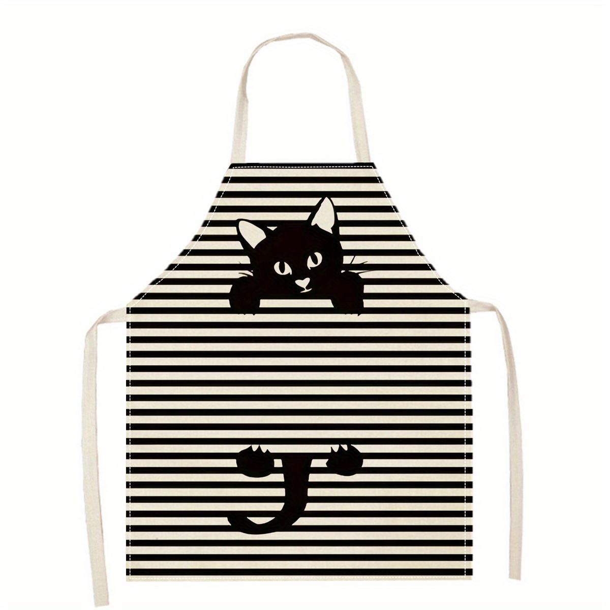 Linen Apron Funny Cat Sunglass - đánh giá và giá Kitchen Baking Ideas