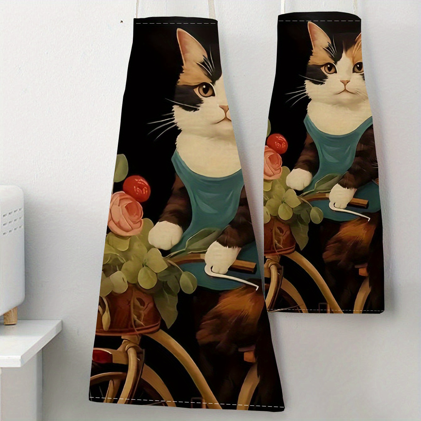 Linen Apron Funny Cat Sunglass - đánh giá và giá Kitchen Baking Ideas