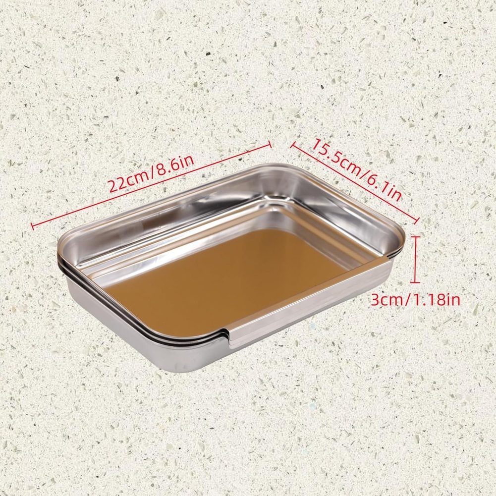 3Pcs Stainless Steel Seasoning - đánh giá và giá Kitchen Baking Station